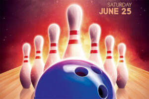 Bowling Tournament Flyer PSD Template Download