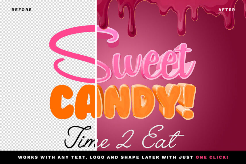 Candy Game Text Effect Download Text Style