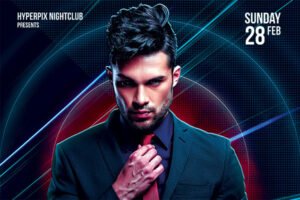 DJ Event Flyer PSD Template