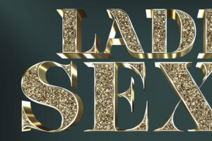Glitter Gold 3D Text Effect Vol 3 Download Text Style