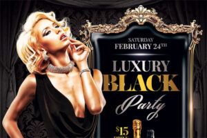 Luxury Night Party Flyer PSD Template Download