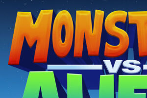 Monsters vs. Aliens Cartoon Text Effect