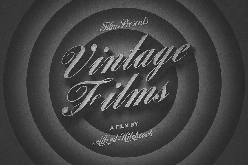 Old Movie 3D Title - FREE Download Text Style | Hyperpix