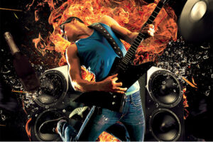 Rock Music Flyer PSD Template Download