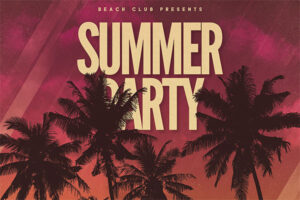Summer Night Flyer PSD Template Download