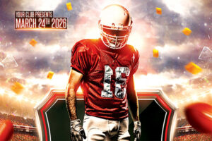 Super Bowl Flyer PSD Template Download
