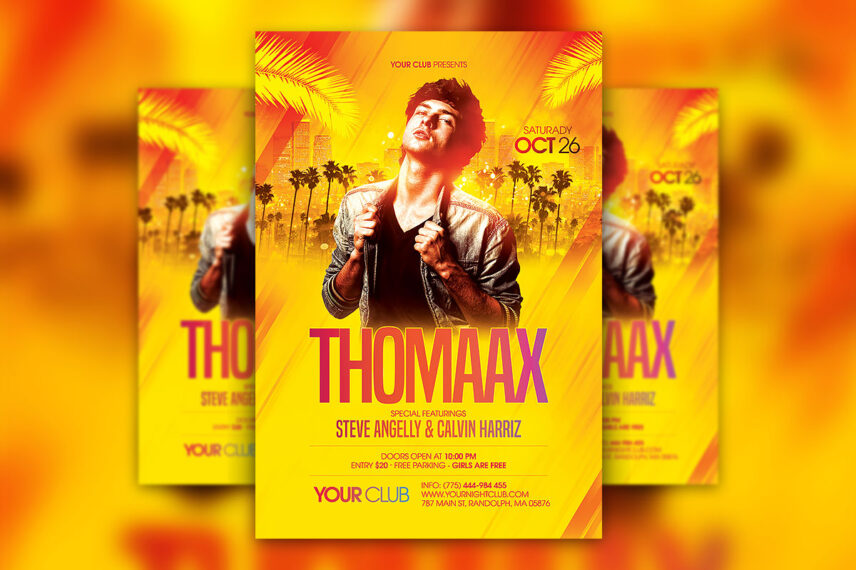 Tropical House Flyer Template