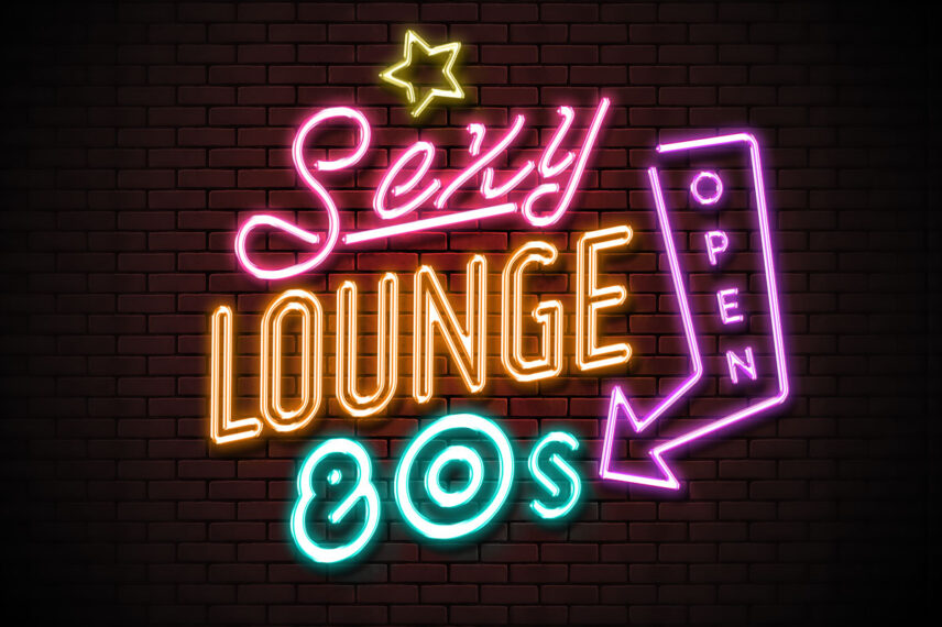 80s Neon Disco Text Effect Download Text Style