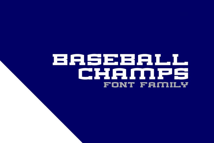 50+ All-Star Baseball Fonts ⚾ (Free & Paid)