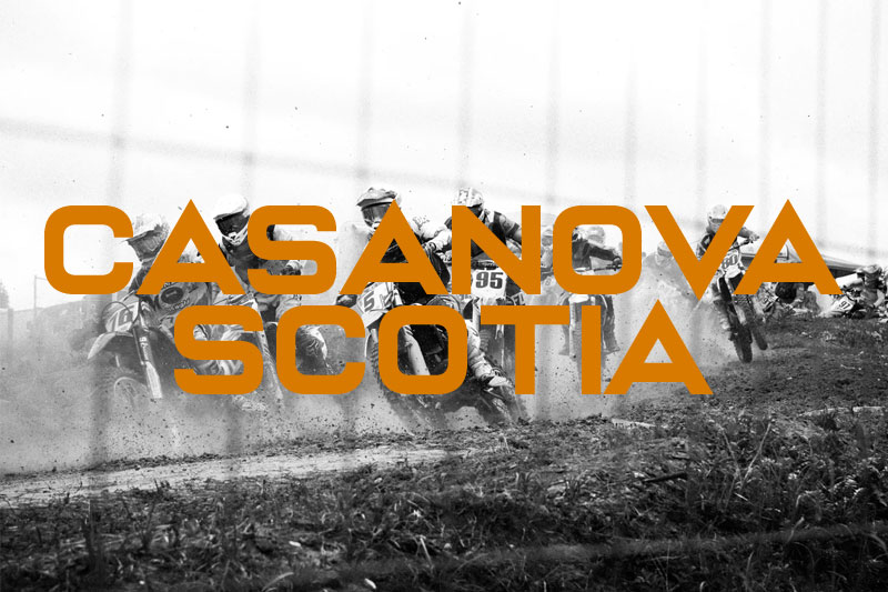 casanova scotia racing font