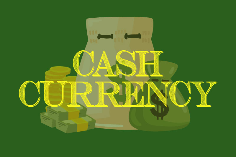 cash currency money font