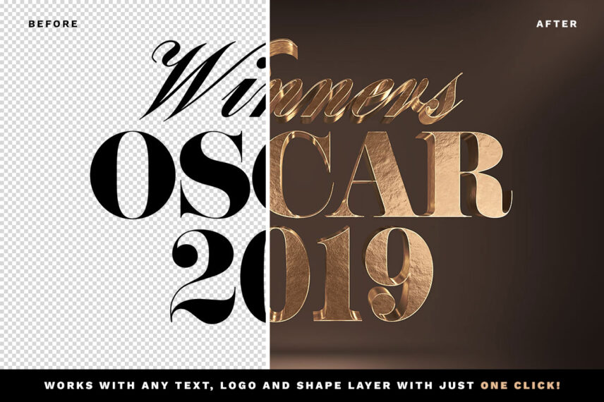 Copper 3D Text Effect Download Text Style