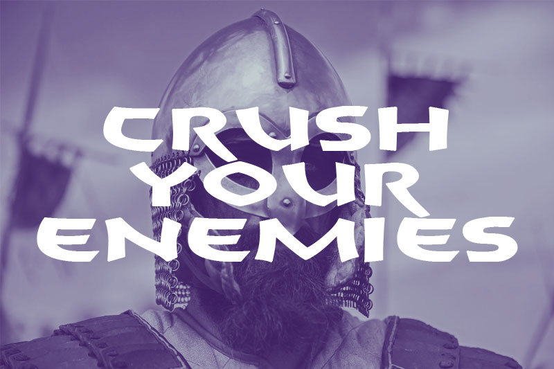 crushyourenemies viking font