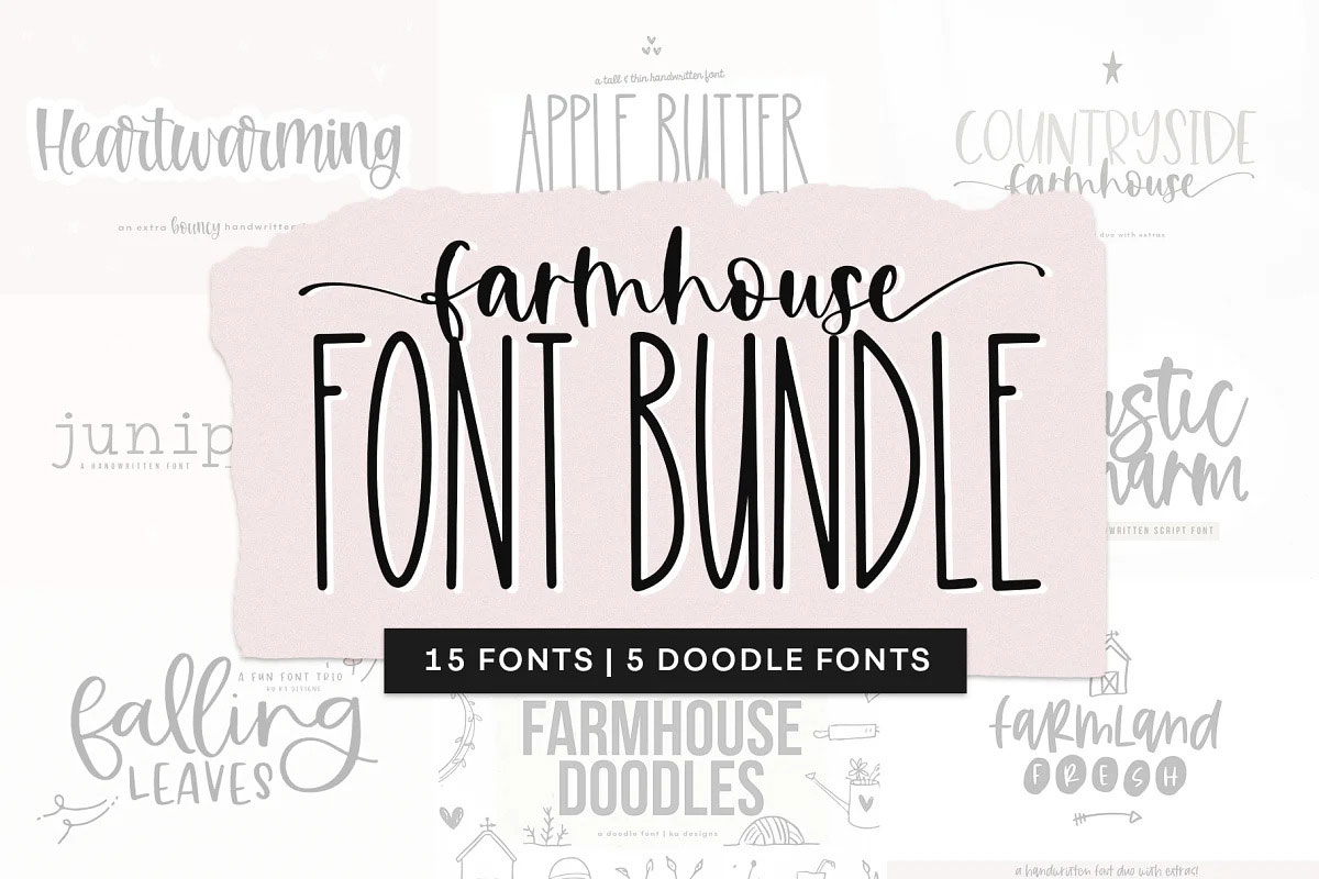 Best Farmhouse Fonts Collection On Behance In 2020 Fa - vrogue.co