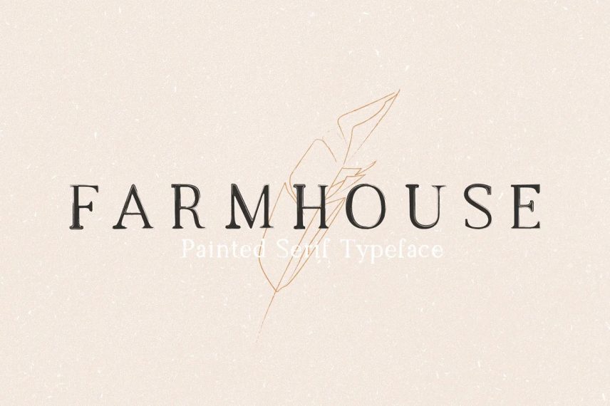 Farmhouse Painted Serif