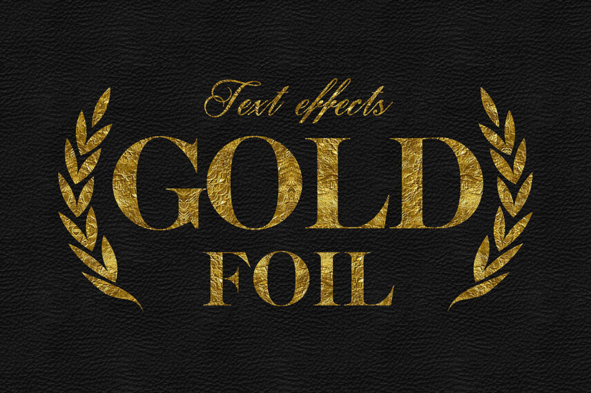 Gold Text Effect Vol.15
