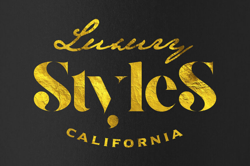 Gold Text Effect Vol.18