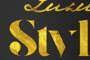 Gold Text Effect Vol.18