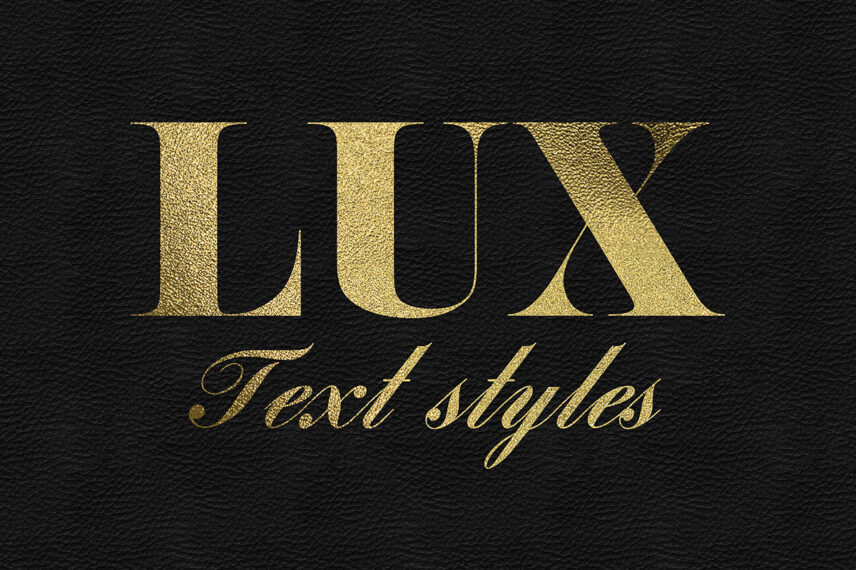 Gold Text Effect Vol.25