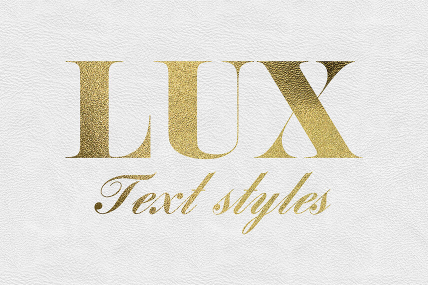 Gold Text Effect Vol.25