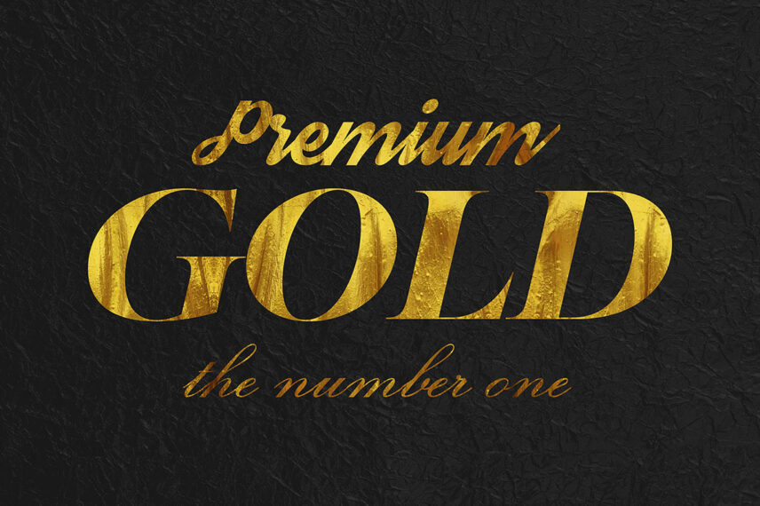 Gold Text Effect Vol.30