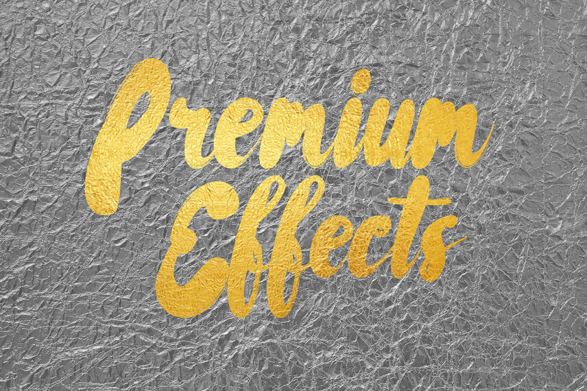 Gold Text Effect Vol.7