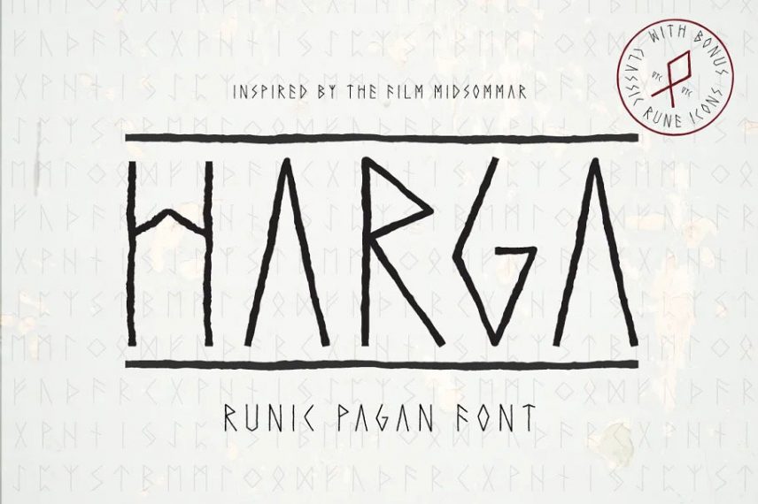 Harga Runic Pagan Vikings Font