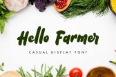 Hello Farmer Farmhouse Font 168x112 