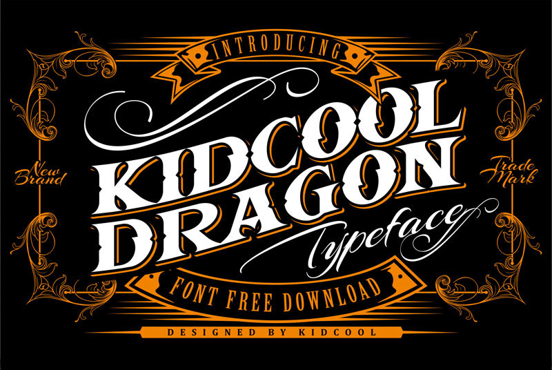 Kidcool Dragon Money Font