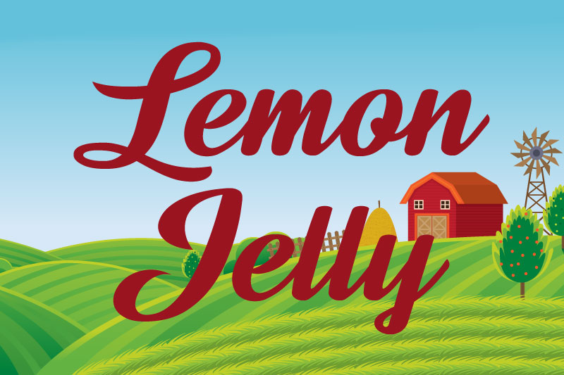 lemon jelly farmhouse font