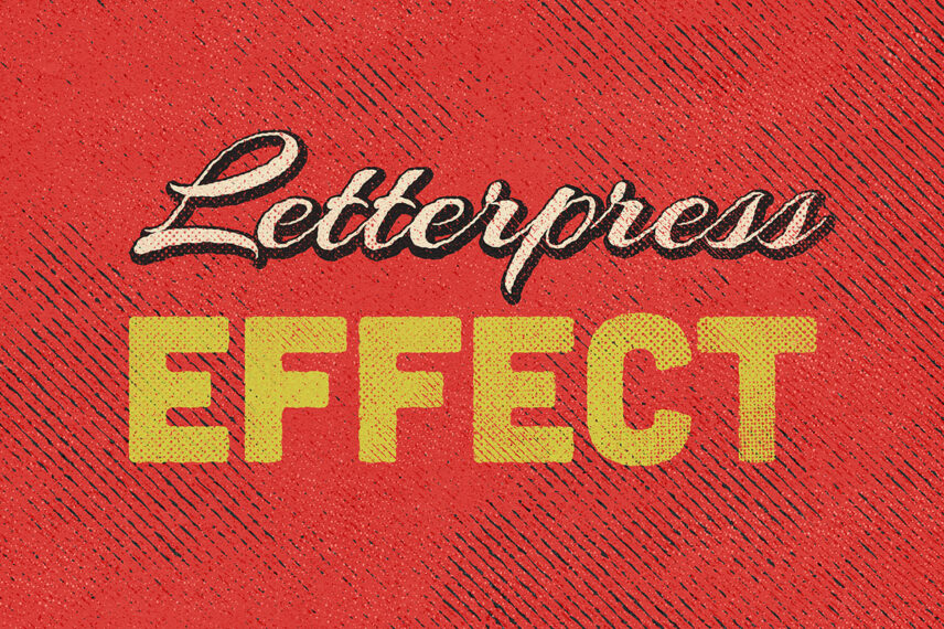 Letterpress Text Effect Vol.11