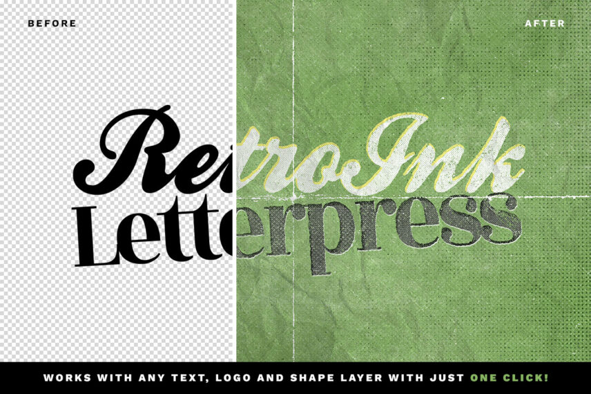 Letterpress Text Effect Vol.14