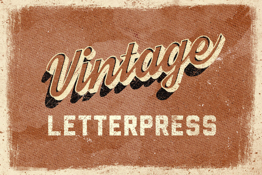 Letterpress Text Effect Vol.16