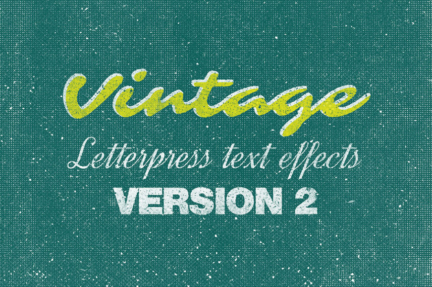 Letterpress Text Effect Vol.18