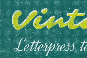Letterpress Text Effect Vol.18