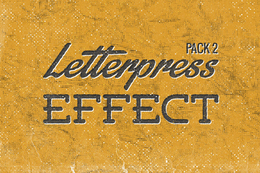 Letterpress Text Effect Vol.2