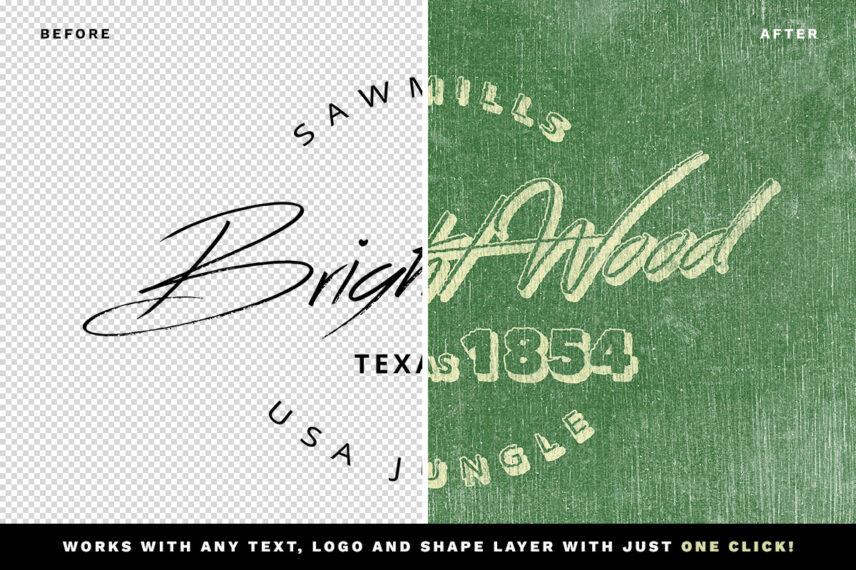 Letterpress Text Effect Vol.6