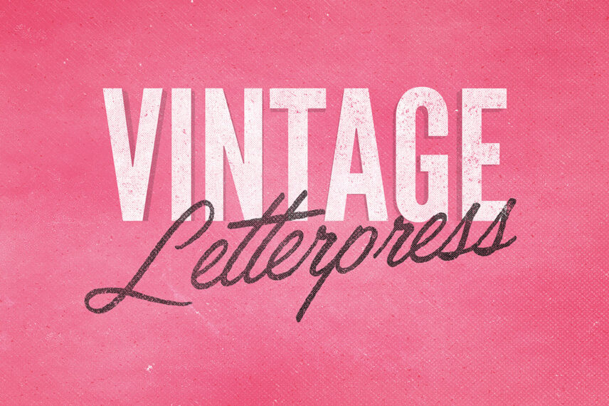 Letterpress Text Effect Vol.7