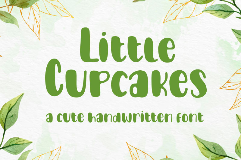 Little Cupcakes Farmhouse Font