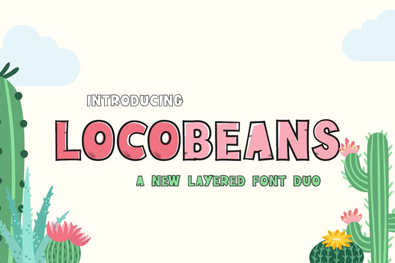 locobeans mexican font