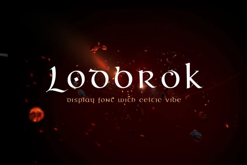 Lodbrok Celtic Viking Display font