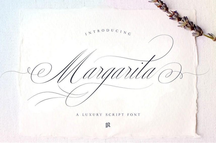 Margarita Light birthday font