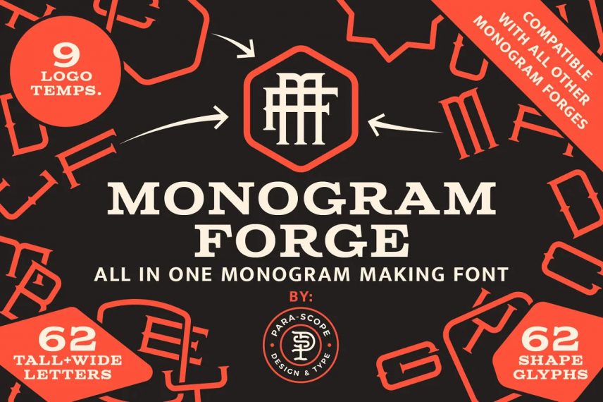 MONOGRAM FORGE 1 FONT
