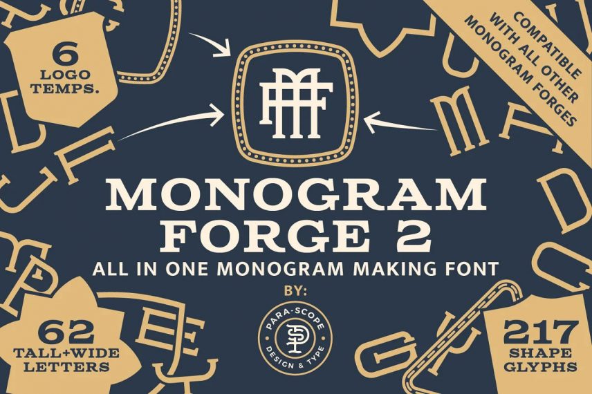 MONOGRAM FORGE 2 FONT