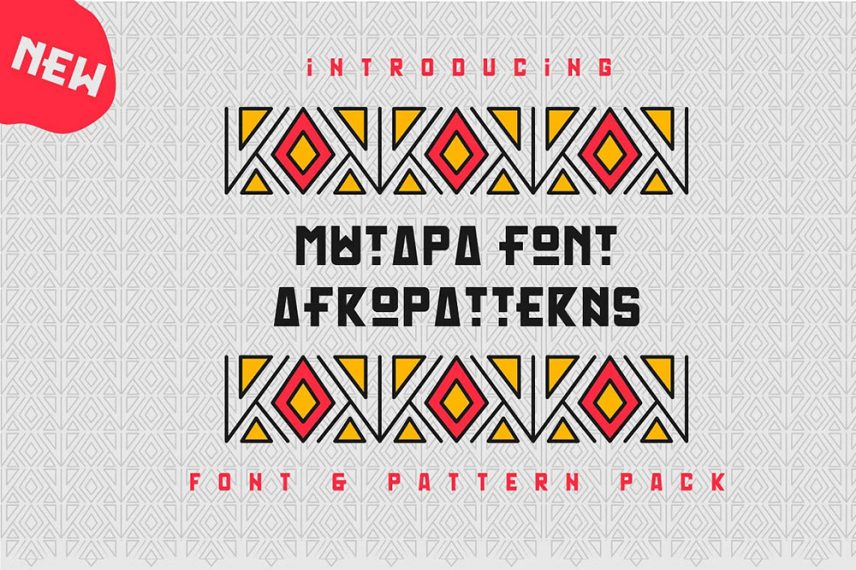 Mutapa Font and Patterns Extra