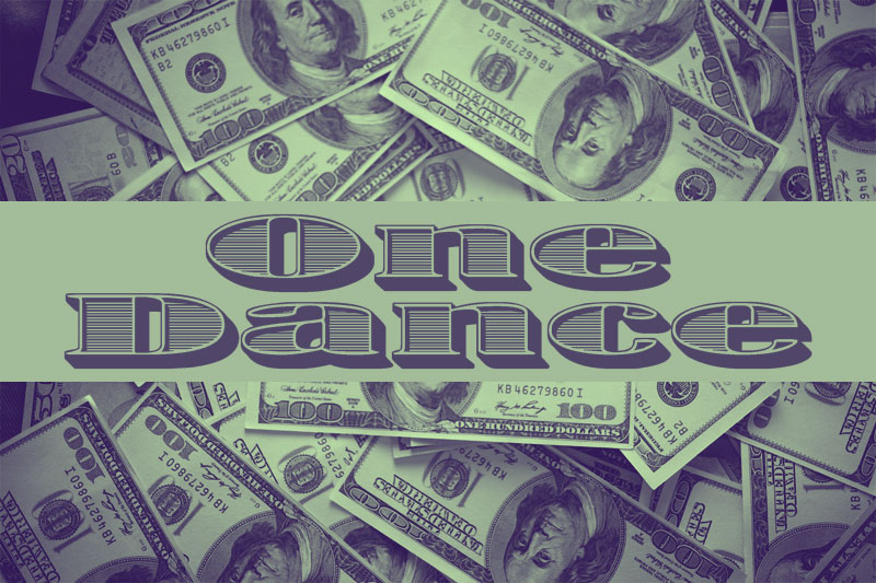 one dance money font