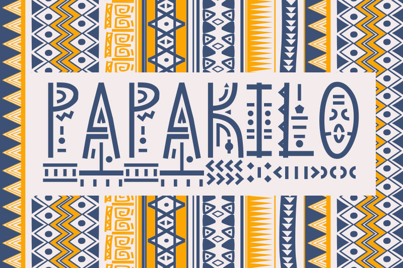 PapaKilo Tribal Font