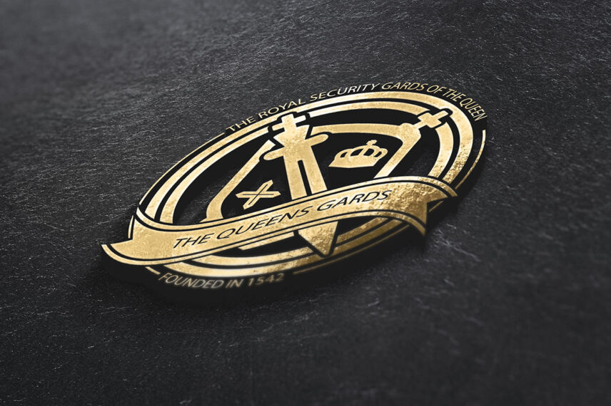 Download Photorealistic Embossed Gold PSD Logo Mockup | Hyperpix