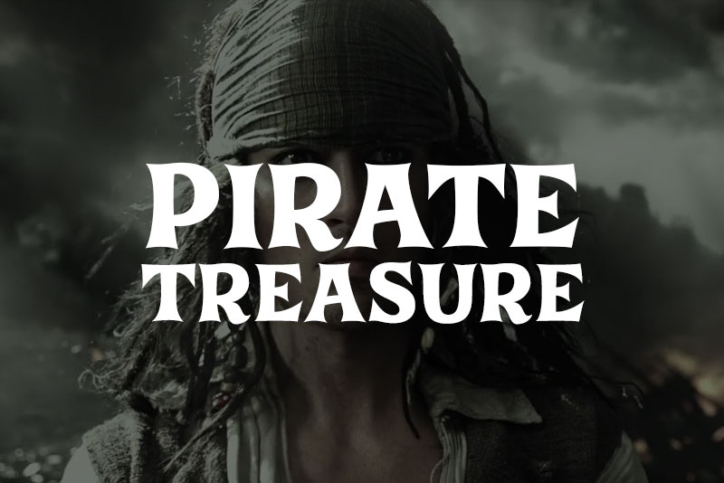 pirate treasure font