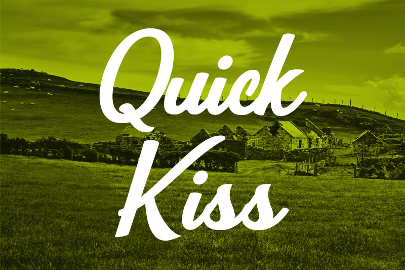 quick kiss farmhouse font